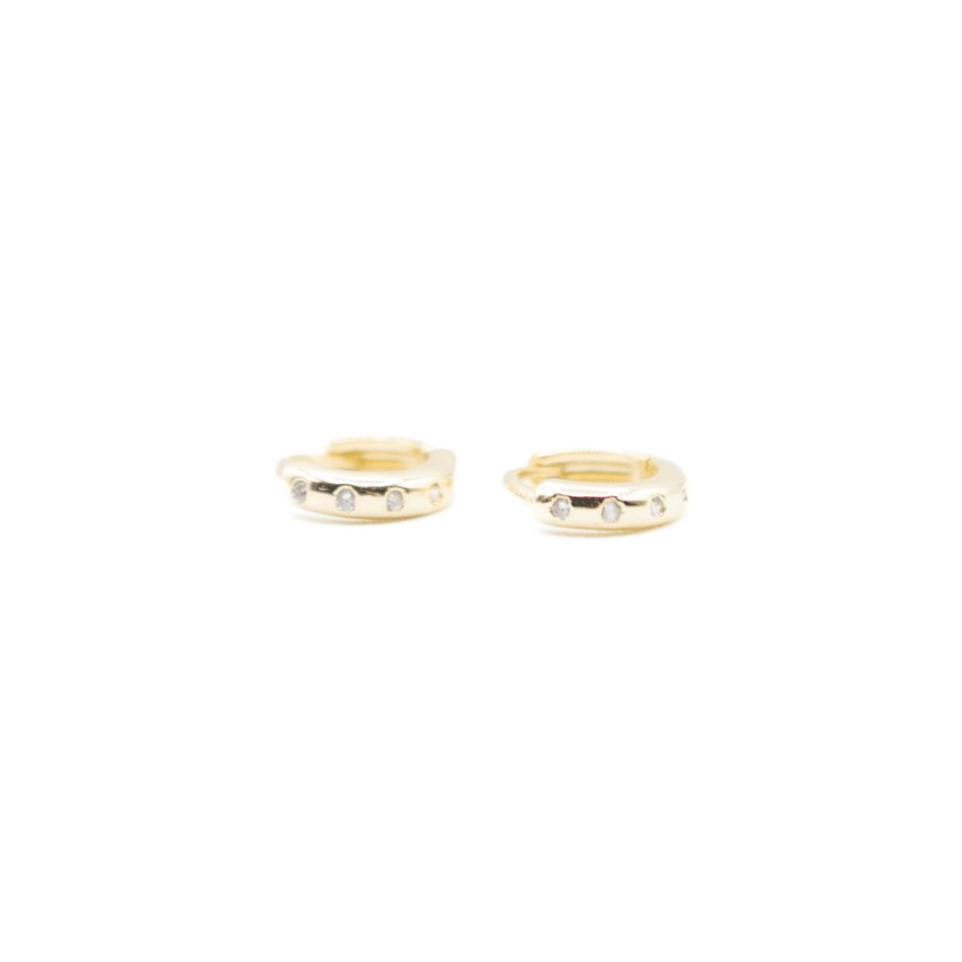 Kimberly James Jewelry Brilliant Huggie - Kimberly James Jewelry