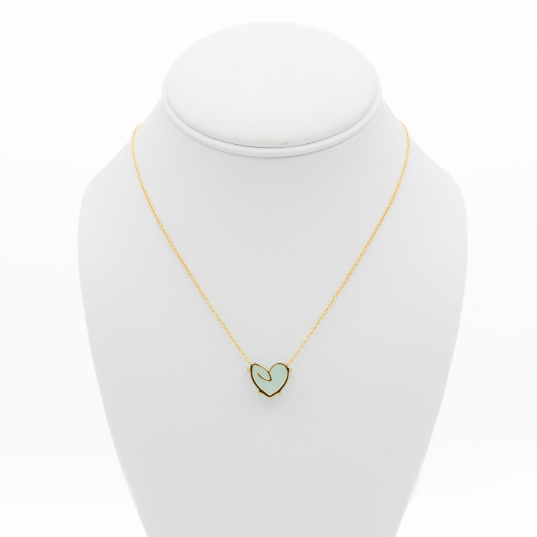 Kimberly James Jewelry Open Heart Heron Wing Necklace - Kimberly James Jewelry
