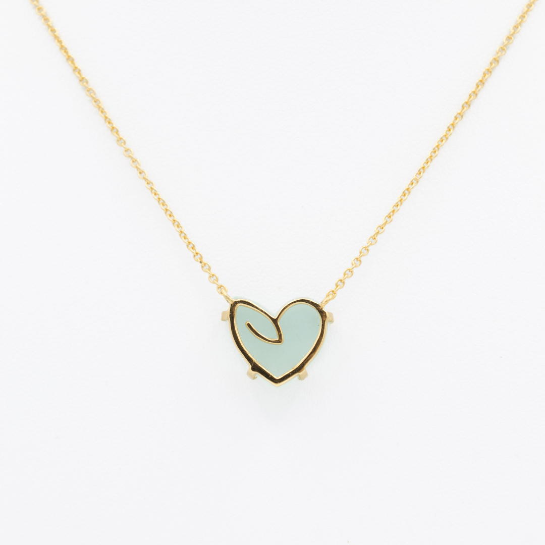 Kimberly James Jewelry Open Heart Heron Wing Necklace - Kimberly James Jewelry