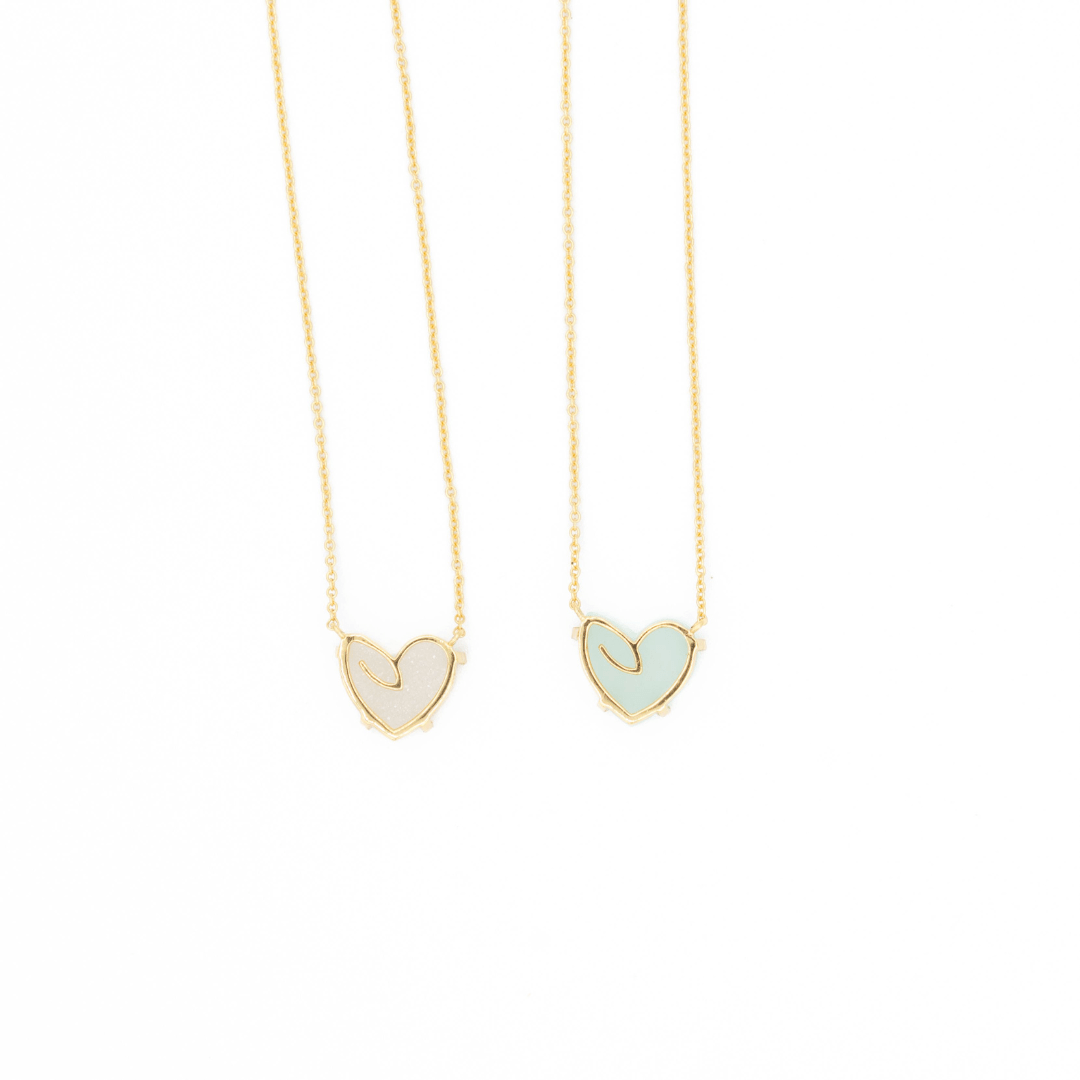 Kimberly James Jewelry Open Heart Heron Wing Necklace - Kimberly James Jewelry