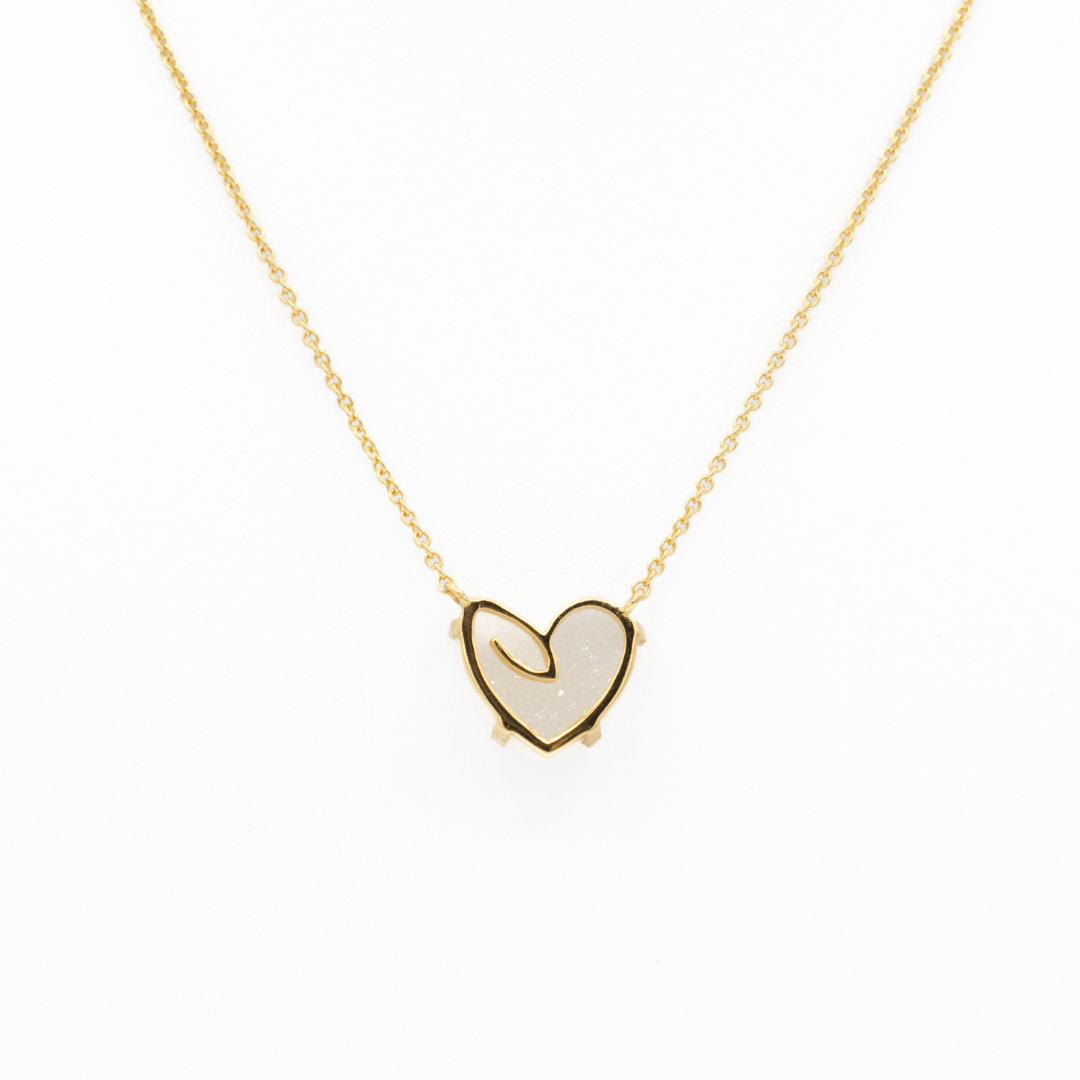 Kimberly James Jewelry Open Heart Heron Wing Necklace - Kimberly James Jewelry