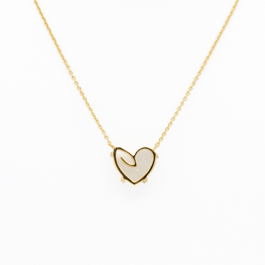 Kimberly James Jewelry Open Heart Heron Wing Necklace - Kimberly James Jewelry