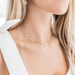Kimberly James Jewelry Pearl & Gold Quatrefoil Necklace - Kimberly James Jewelry