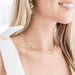 Kimberly James Jewelry Pearl & Gold Quatrefoil Necklace - Kimberly James Jewelry