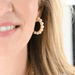 Kimberly James Jewelry Pearl Hoop - Kimberly James Jewelry