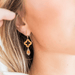 Kimberly James Jewelry Quatrefoil Crystal Drop Earrings - Kimberly James Jewelry