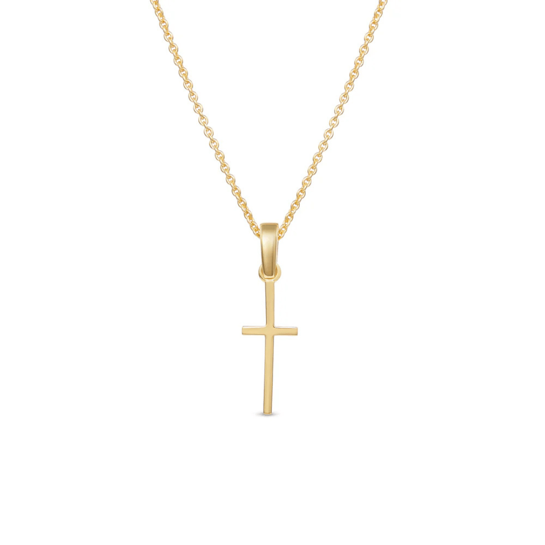Kimberly James Trinity Cross Toggle Necklace - Gold - Kimberly James Jewelry