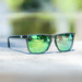 Knockaround Fast Lanes Sport Sunglasses - Clear Grey/Green Moonshine - Knockaround