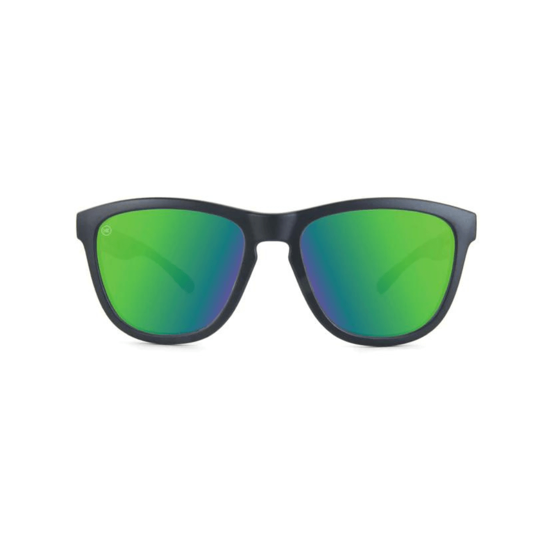 Knockaround Kids Premiums Sunglasses - Black/Green Moonshine - Knockaround