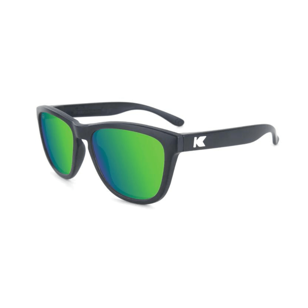 Knockaround Kids Premiums Sunglasses - Black/Green Moonshine - Knockaround