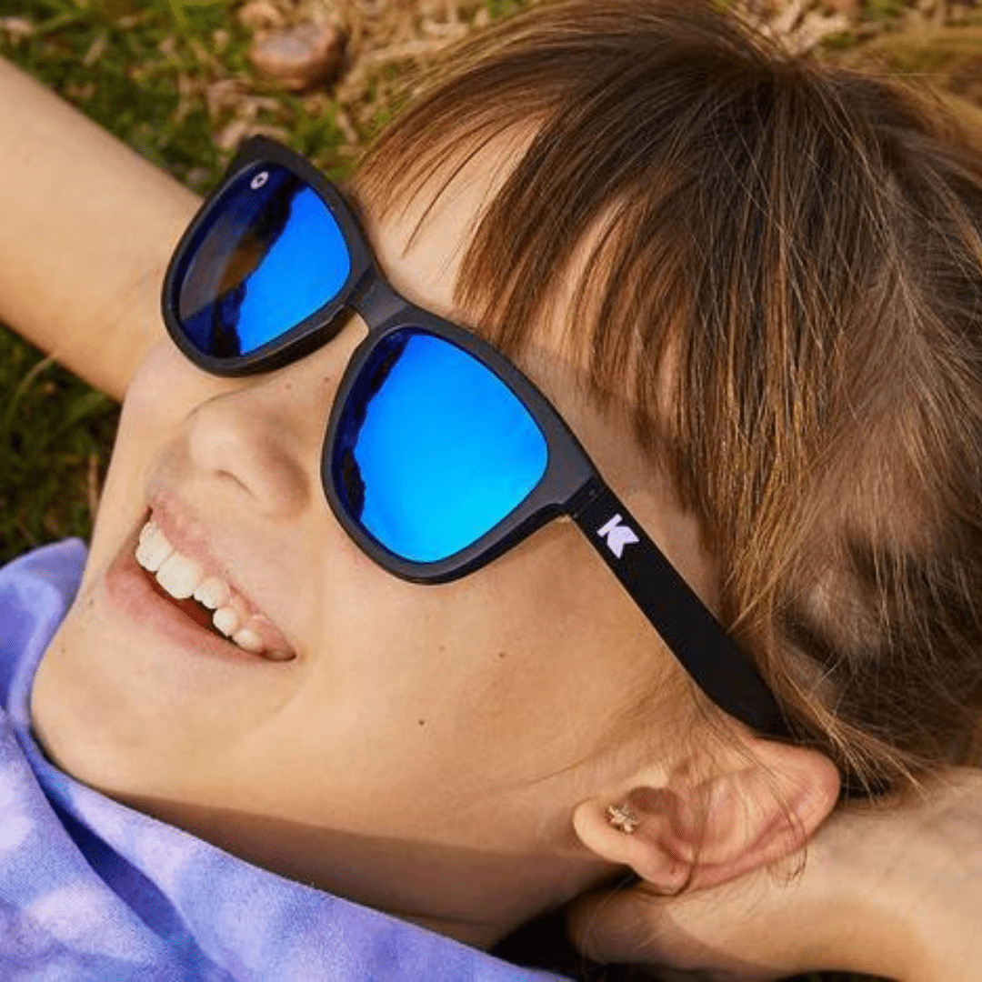 Knockaround Kids Premiums Sunglasses - Black/Moonshine - Knockaround