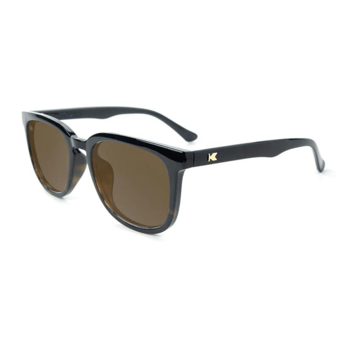 Knockaround Paso Robles Sunglasses - Glossy Black & Tortoise Shell/Amber - Knockaround