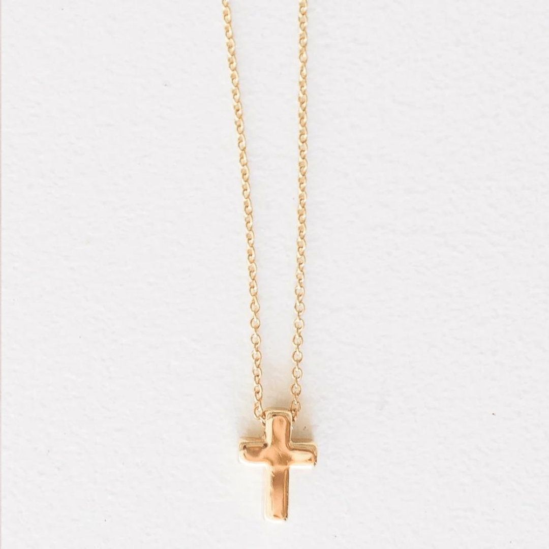 Leslie Curtis Anniston Small Cross Necklace - Leslie Curtis Jewelry Designs