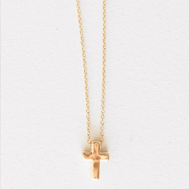 Leslie Curtis Anniston Small Cross Necklace - Leslie Curtis Jewelry Designs
