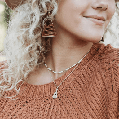 Leslie Curtis Austin Small Guitar Necklace - Leslie Curtis Jewelry Designs
