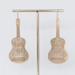 Leslie Curtis Cash Guitar Dangle Earrings - Gold - Leslie Curtis Jewelry Designs
