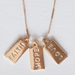 Leslie Curtis Channing Charm Necklace - Gold - Leslie Curtis Jewelry Designs