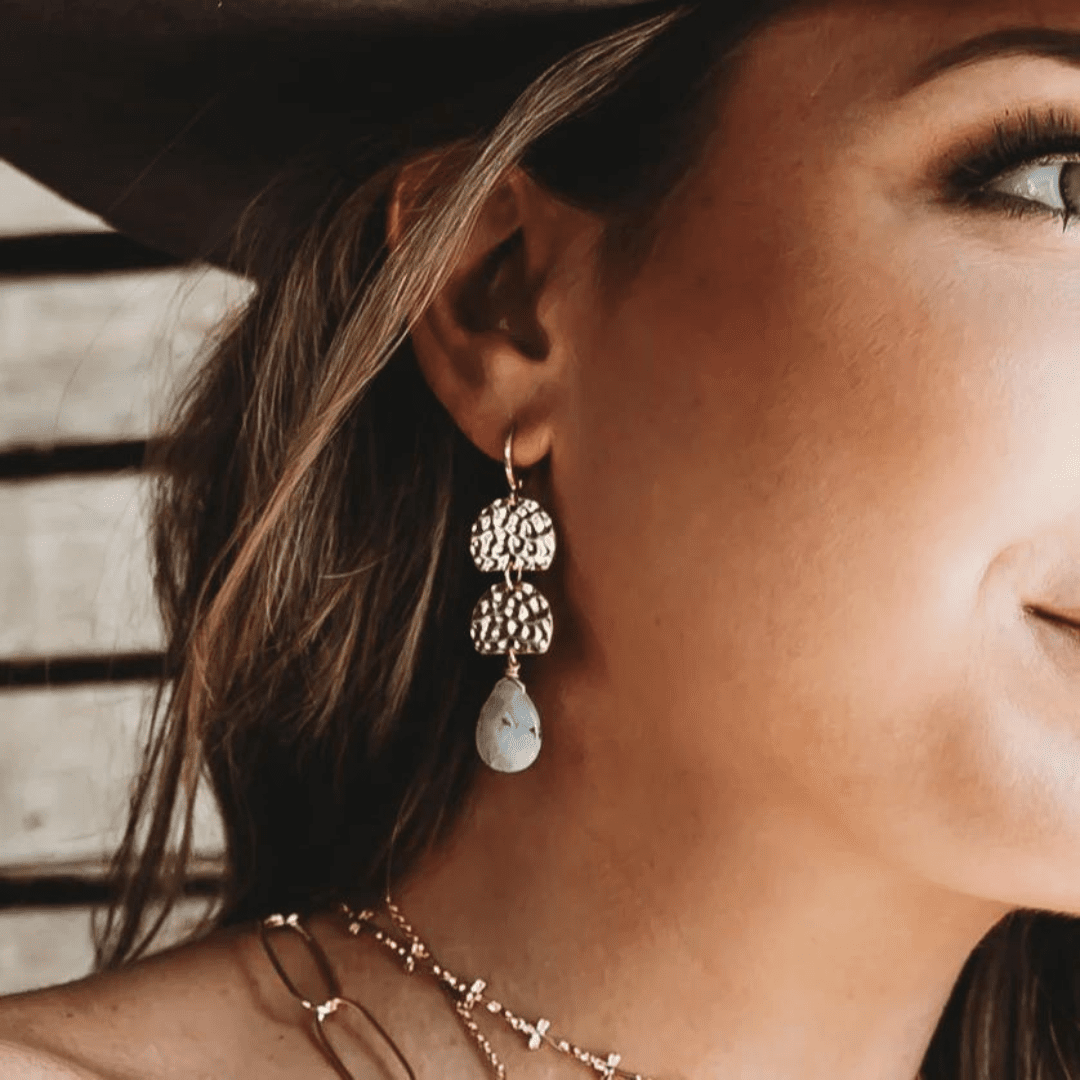 Leslie Curtis India Drop Earrings - Gold - Leslie Curtis Jewelry Designs