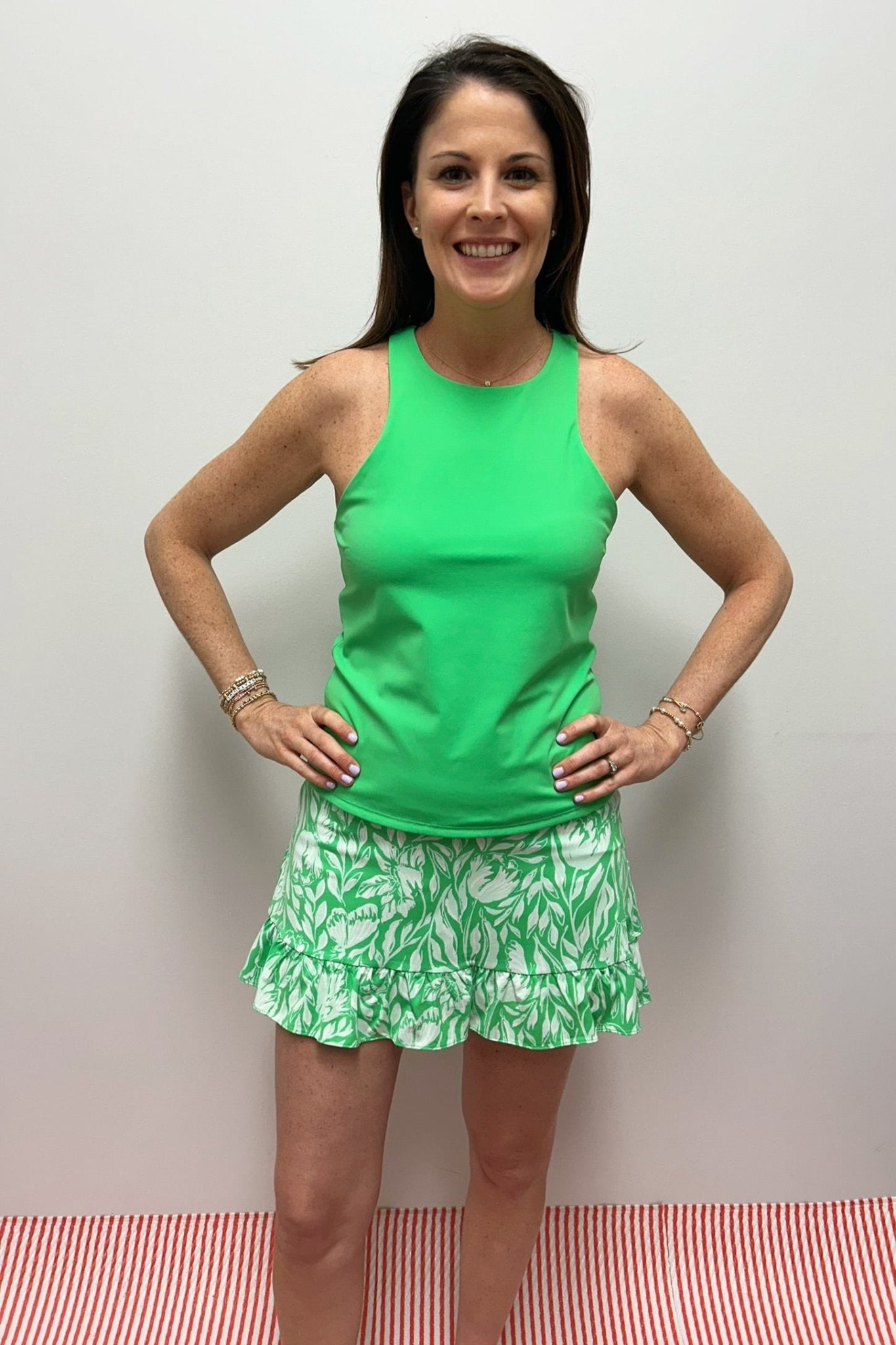 Lilly Pulitzer Adelia Reversible Tank - Fauna Green - Lilly Pulitzer