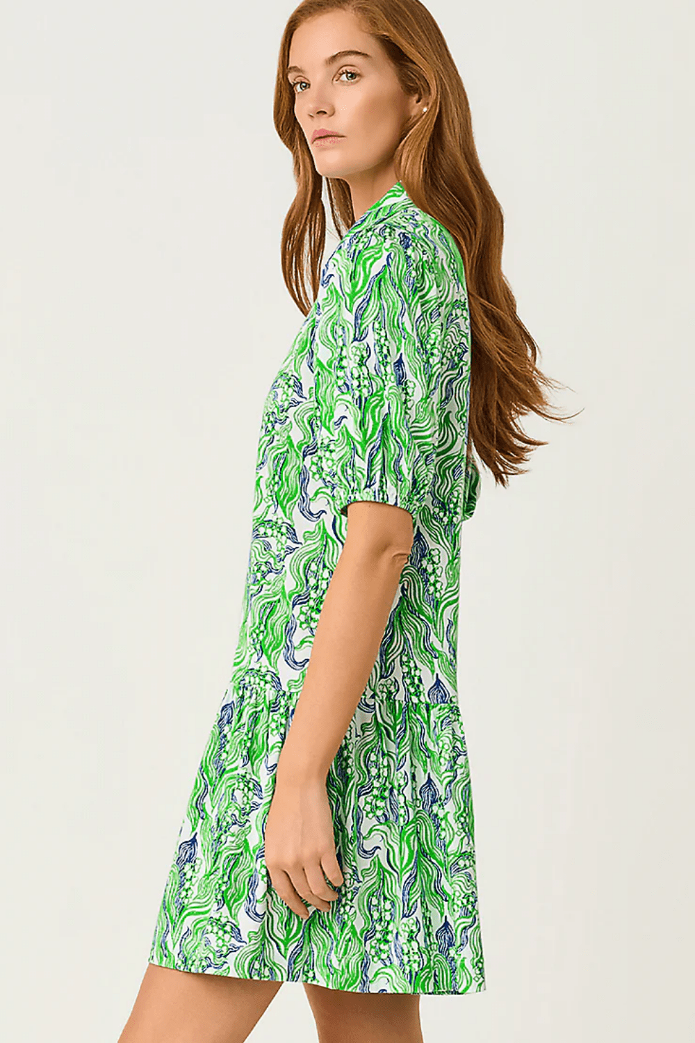 Lilly Pulitzer Bingley Dress - Putting Green Lilly Of The Valley - Lilly Pulitzer