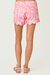 Lilly Pulitzer Buttercup Stretch Short - Confetti Pink Lil Rosanna - Lilly Pulitzer