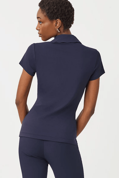 Lilly Pulitzer Frida Scallop Polo UPF 50+ - True Navy - Lilly Pulitzer