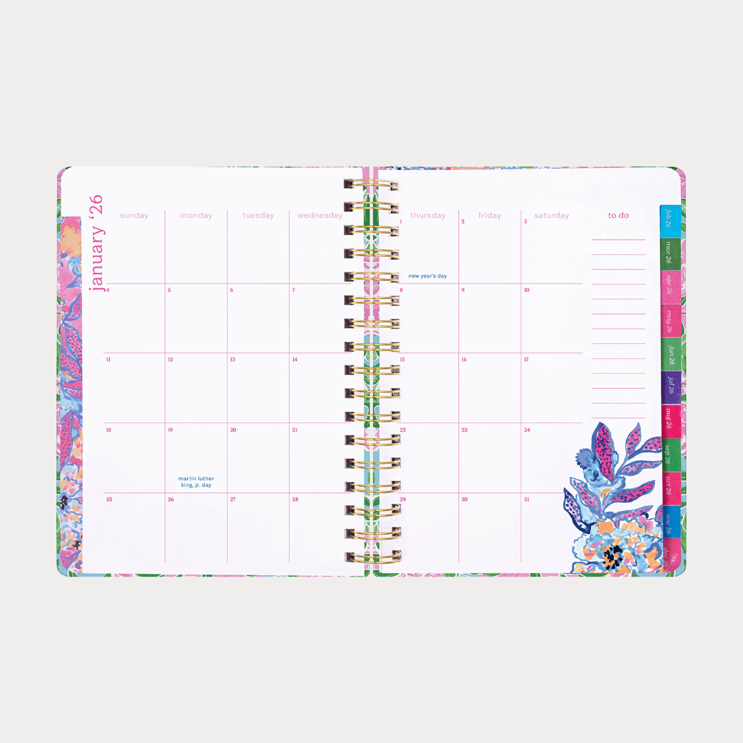 Lilly Pulitzer Jumbo 17 Month Agenda - Lifeguard Press