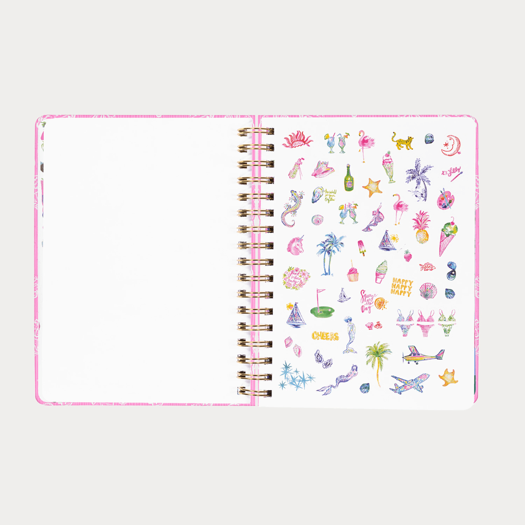 Lilly Pulitzer Large 17 Month Agenda - Lifeguard Press