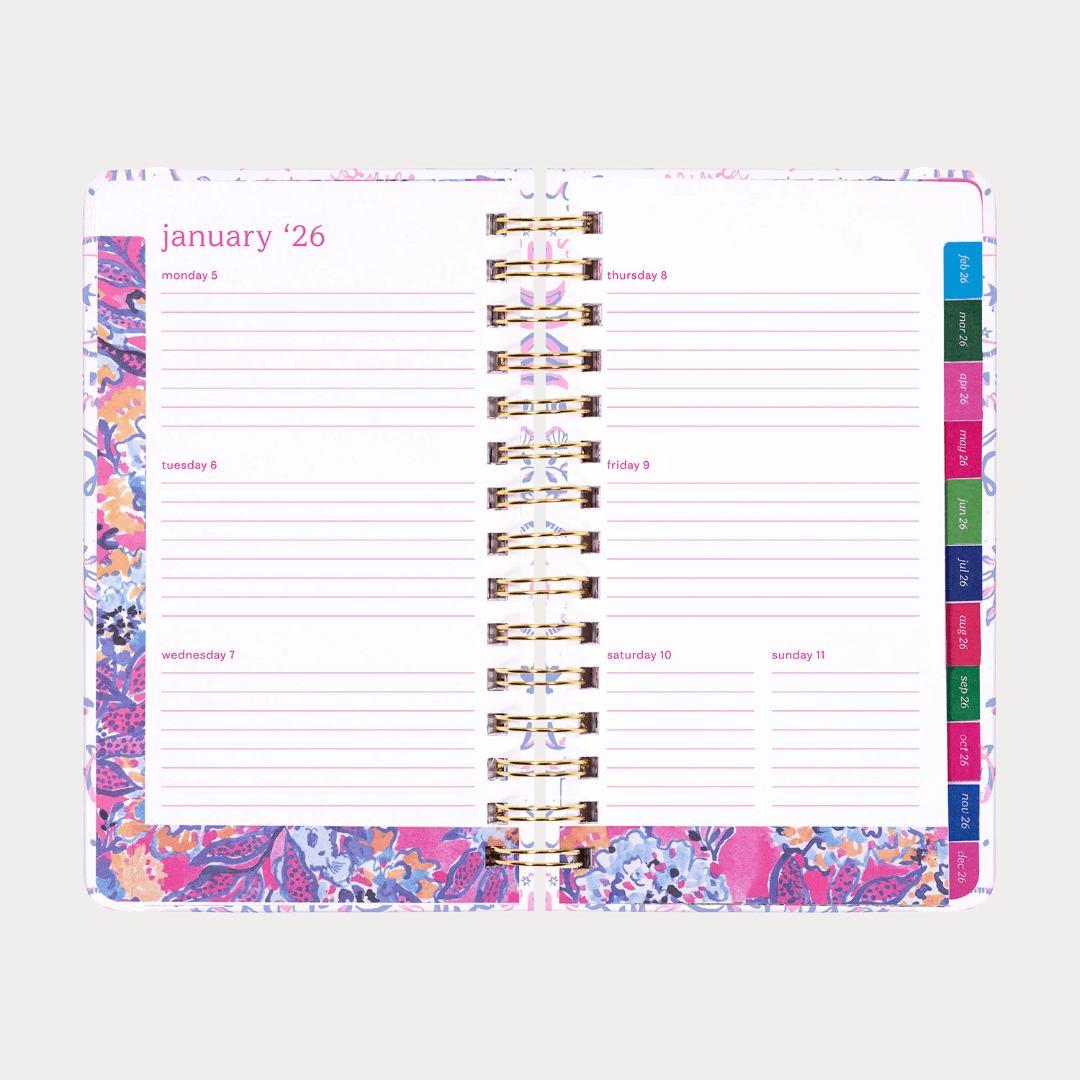 Lilly Pulitzer Medium 17 Month Agenda - Lifeguard Press