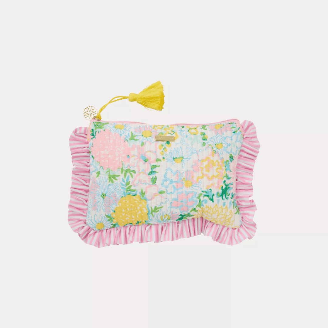 Lilly Pulitzer Ruffle Pouch - Lifeguard Press
