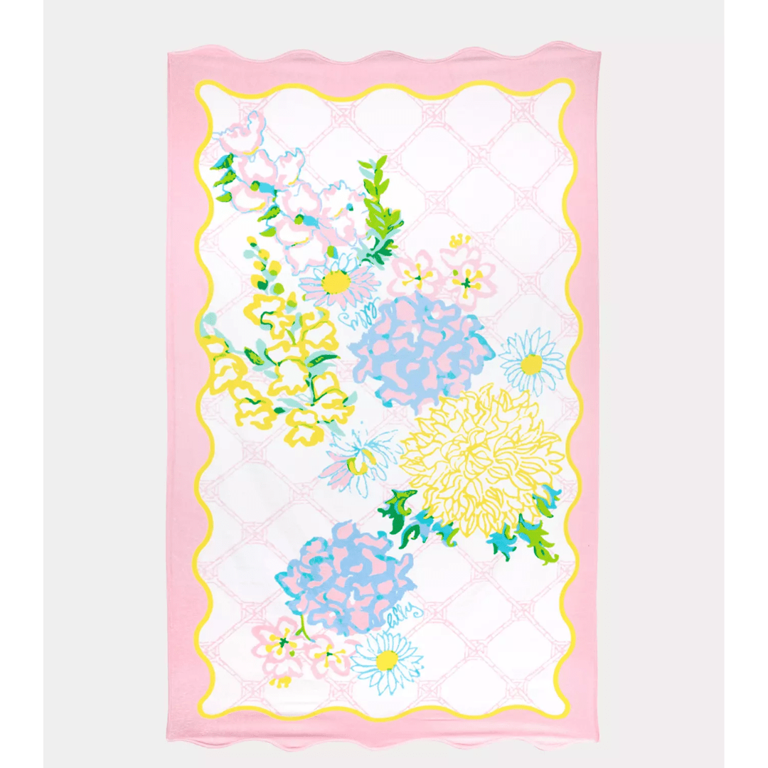 Lilly Pulitzer Scalloped Beach Towel - Lifeguard Press