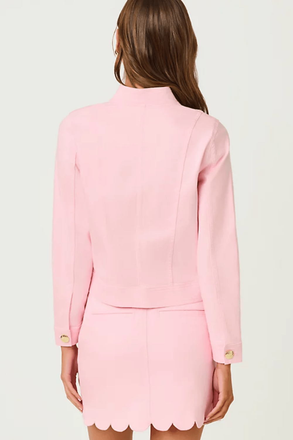 Lilly Pulitzer Shepa Denim Jacket - Pink Muse - Lilly Pulitzer