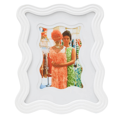 Lilly Pulitzer Wavy Picture Frame - Resort White - Lifeguard Press