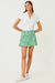 Lilly Pulitzer Zadora High Rise Skort UPF 50+ - Putting Green Lilly Of The Valley - Lilly Pulitzer