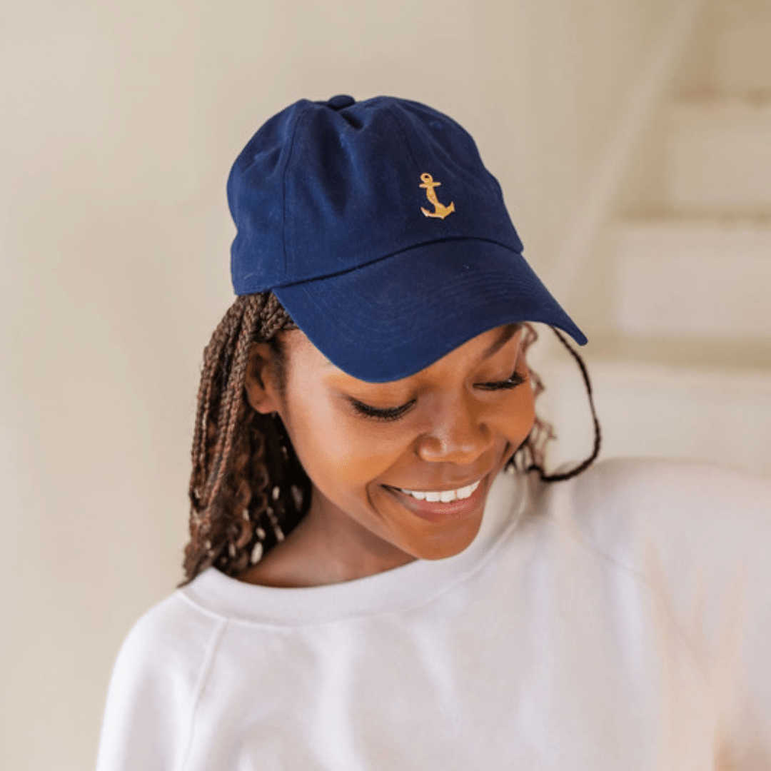 Lisi Lerch Anchor Baseball Hat - Navy - Lisi Lerch