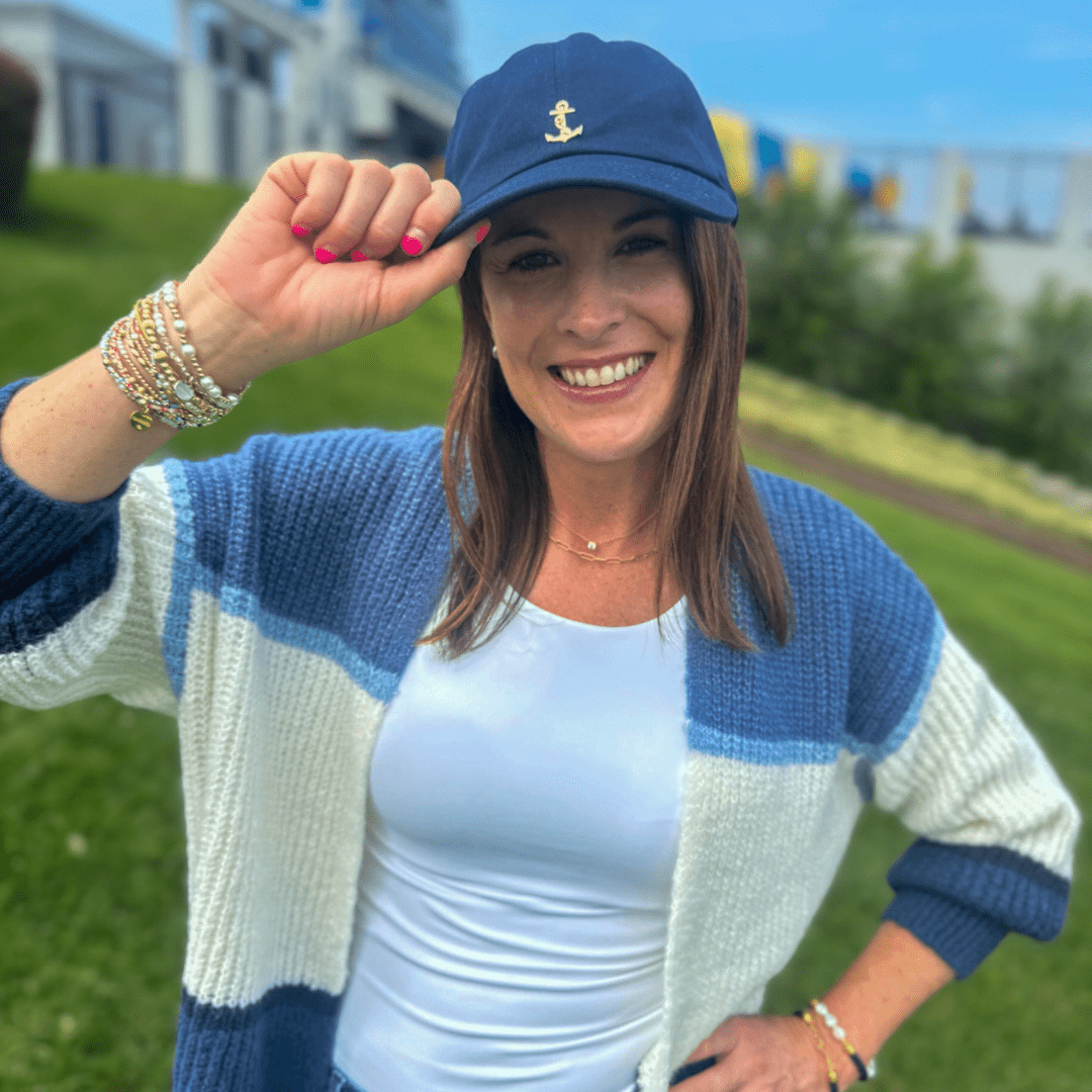 Lisi Lerch Anchor Baseball Hat - Navy - Lisi Lerch