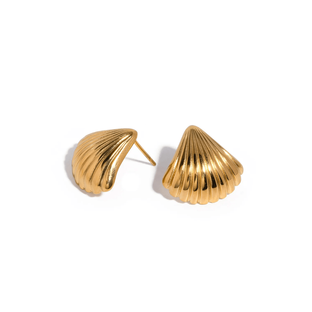 Liv Bella Vita Folly Shell Studs - Liv Bella Vita
