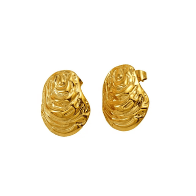 Liv Bella Vita Sullivans Oyster Shell Studs - Liv Bella Vita