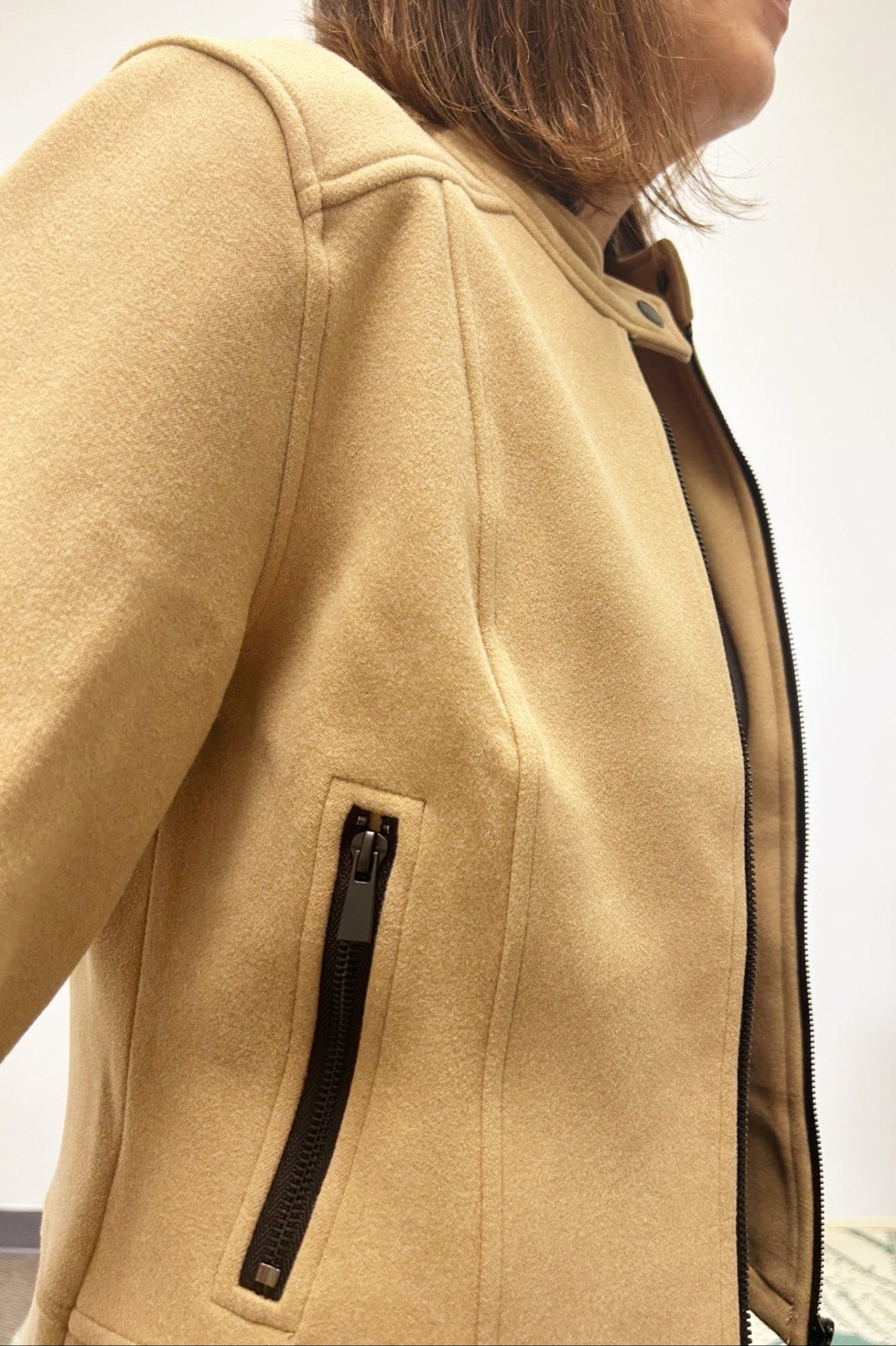 Liverpool Biker Jacket - Camel - Liverpool