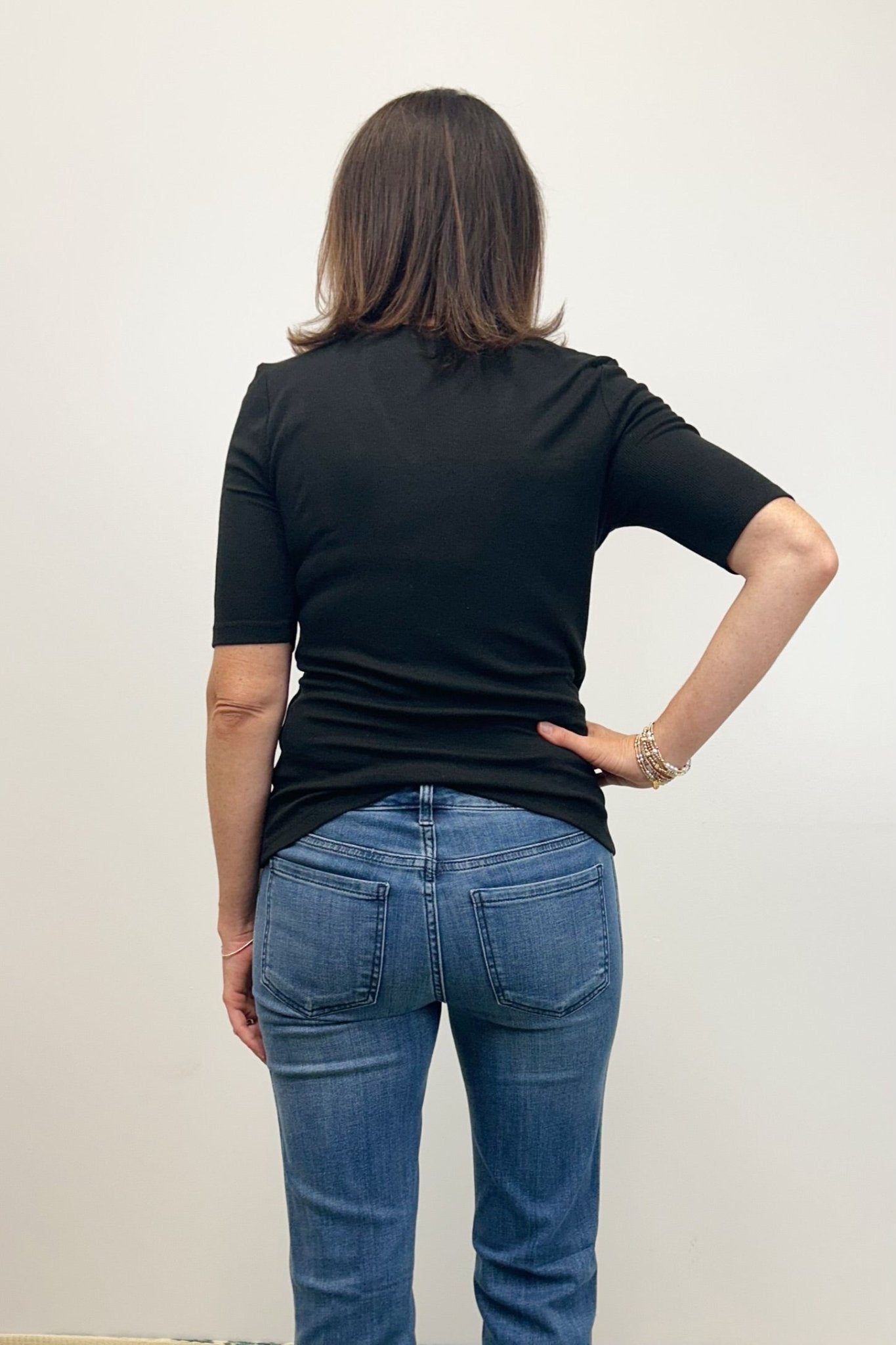 Liverpool Double Layer V - Neck Top - Black - Liverpool