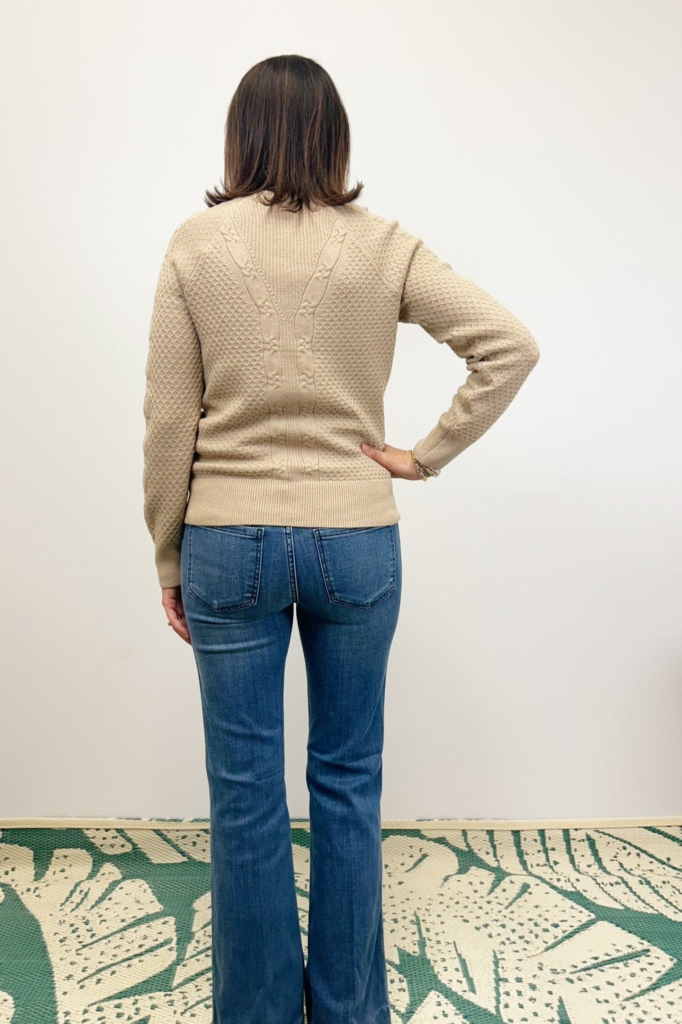 Liverpool Long Sleeve Raglan Sweater - Harvest Khaki Mélange - Liverpool