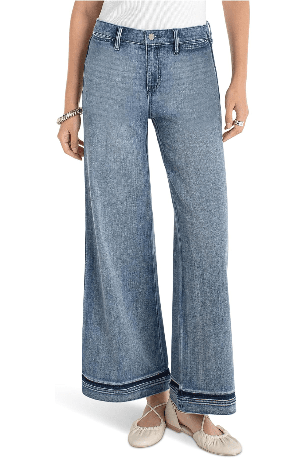 Liverpool Super Stride Wide Leg w/ Shadow 30" Inseam - Liverpool