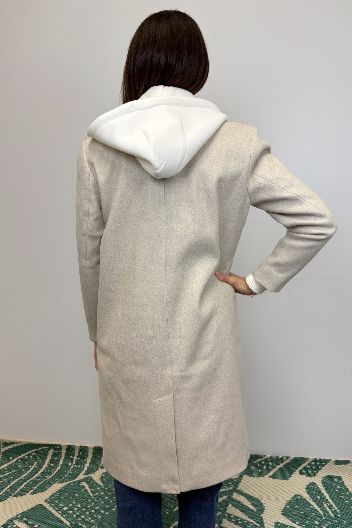 Liverpool Trench Coat & Fooler Hoodie - Oatmeal - Tribal Sportswear