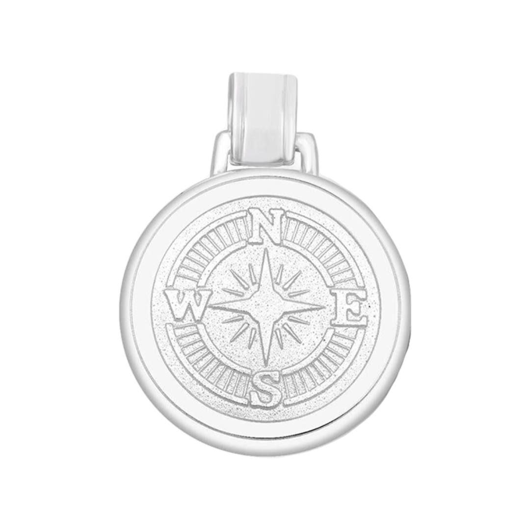 Lola Compass Pendant - Alpine White - Lola