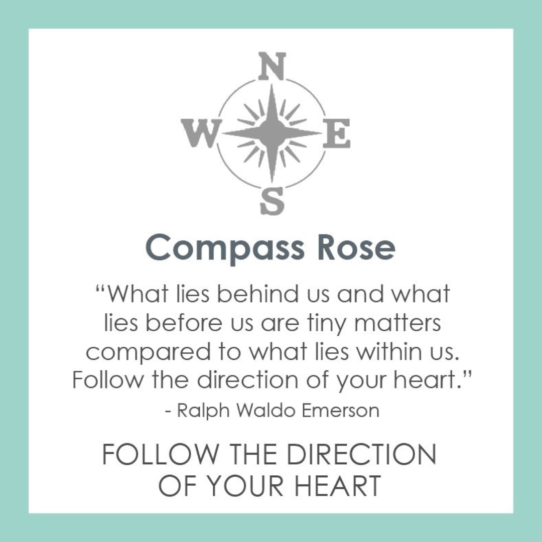 Lola Compass Pendant - Periwinkle - Small - Lola