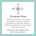 Lola Compass Rose Pendant - Alpine White - Mini - Lola