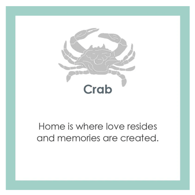 LOLA Crab Pendant - Periwinkle - Small - Lola
