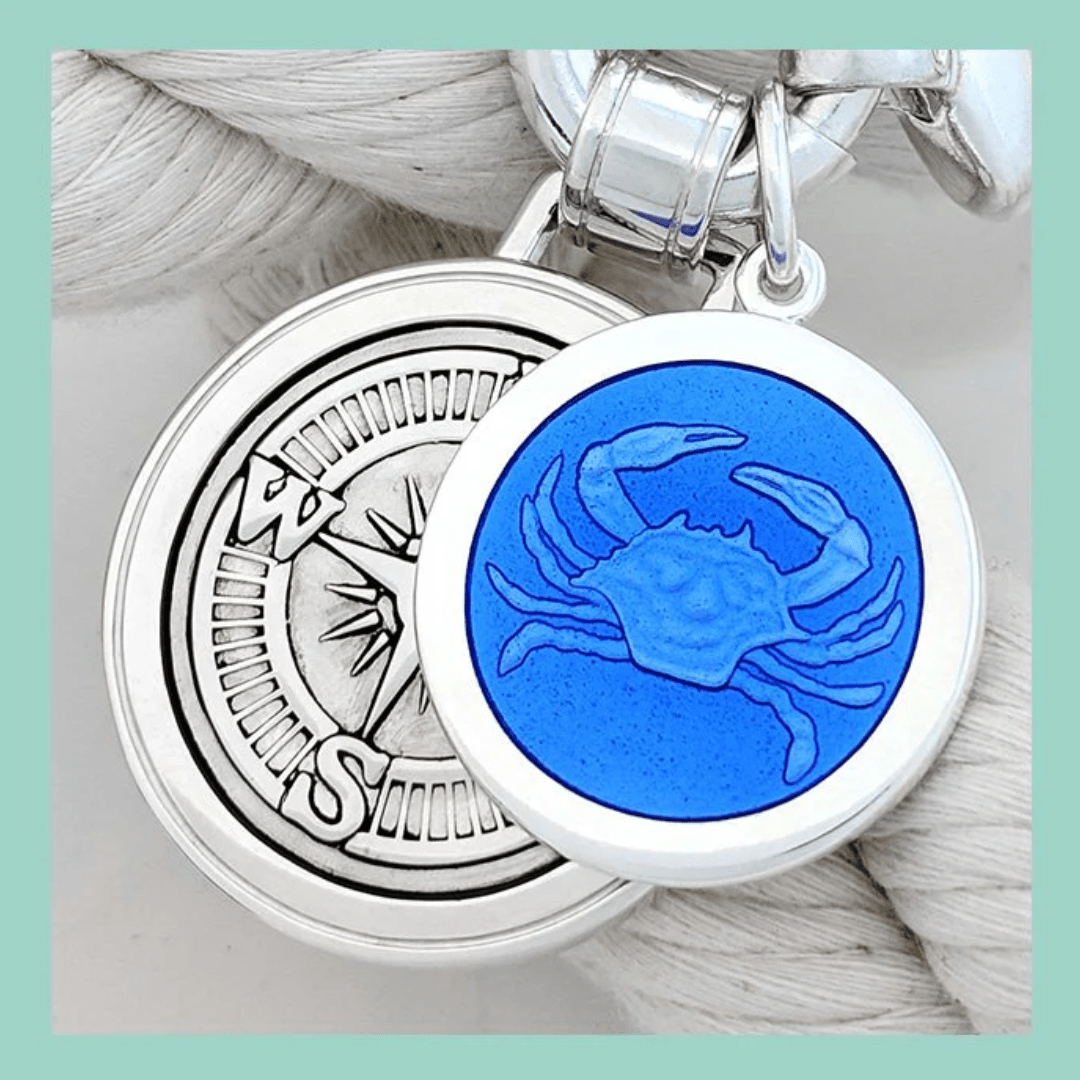 LOLA Crab Pendant - Periwinkle - Small - Lola