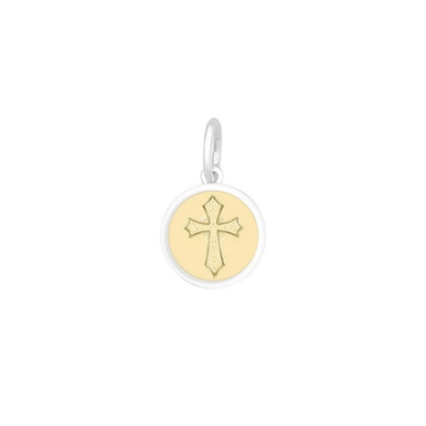Lola Cross Pendant - Gold Center - Mini - Lola