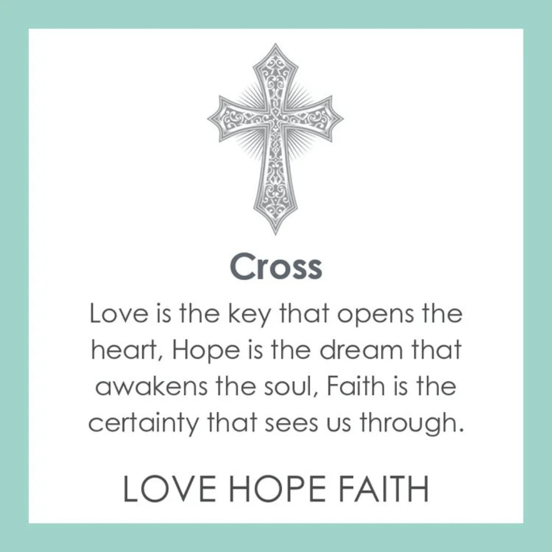 Lola Cross Pendant - Gold Center - Mini - Lola